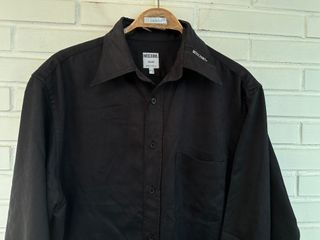 VINTAGE camisa negra MOSCHINO JEANS talla L