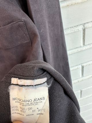 VINTAGE camisa negra MOSCHINO JEANS talla L