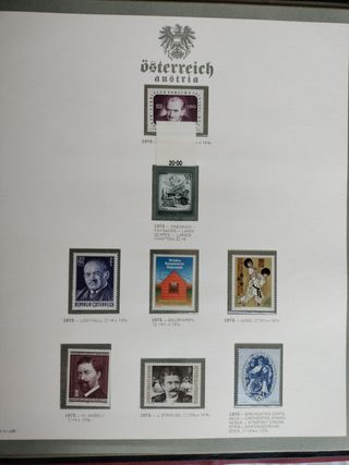 Sellos Austria colección nuevos