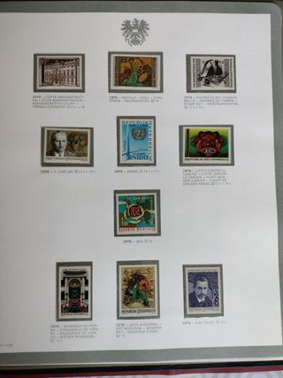 Sellos Austria colección nuevos