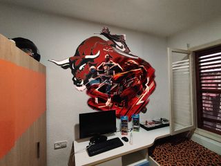 Rotulo empapelado iluminación led GRAFITI deco art