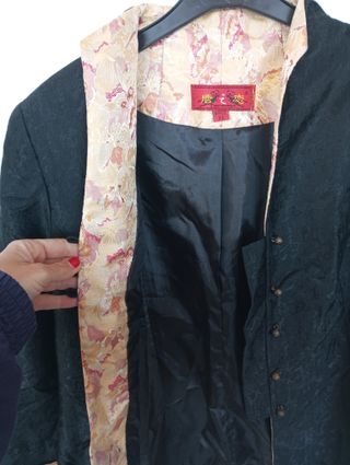 CHAQUETA CHINA NEGRA T.XL