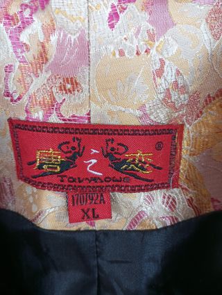 CHAQUETA CHINA NEGRA T.XL