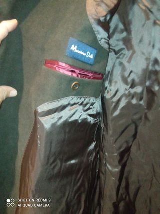Abrigo Massimo Dutti 3/4 hombre