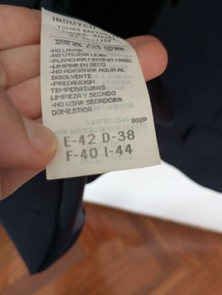 AMERICANA DE MUJER TINTORETTO AZUL MARINO T.42