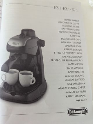 Cafetera DeLonghi