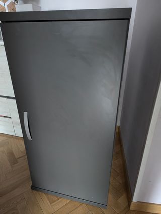 Mueble gris zapatero baldas