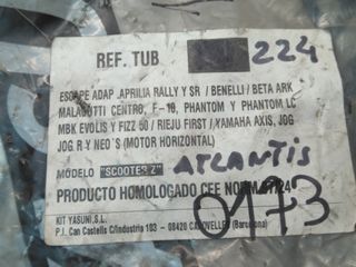 Escape + tubarro DERBI ATLANTIS / APRILIA SR