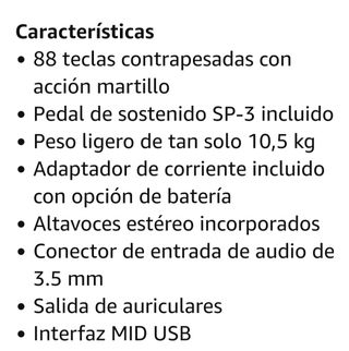 PIANO Casio CDP. S 100BK