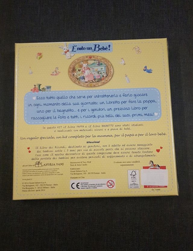 Set nascita kit bambino libro ricordi e altri