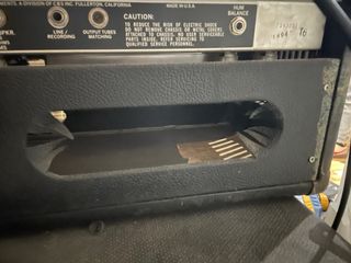 Amplificador Fender Bassman 135 Blackface USA 1981