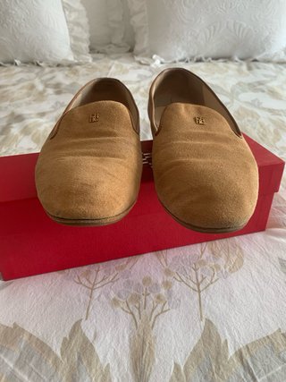Zapato Carolina Herrera Ante Marron