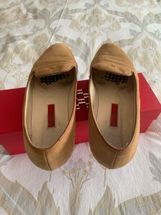 Zapato Carolina Herrera Ante Marron
