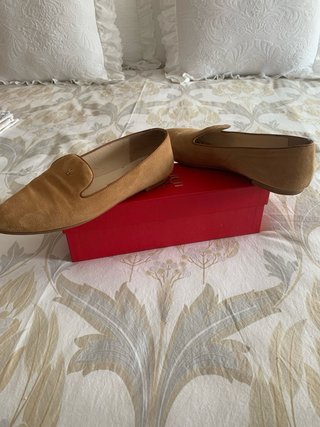 Zapato Carolina Herrera Ante Marron