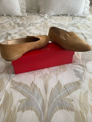 Zapato Carolina Herrera Ante Marron