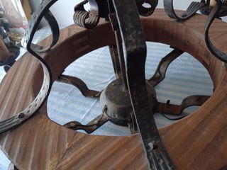 Lampadario stile rustico da restauro