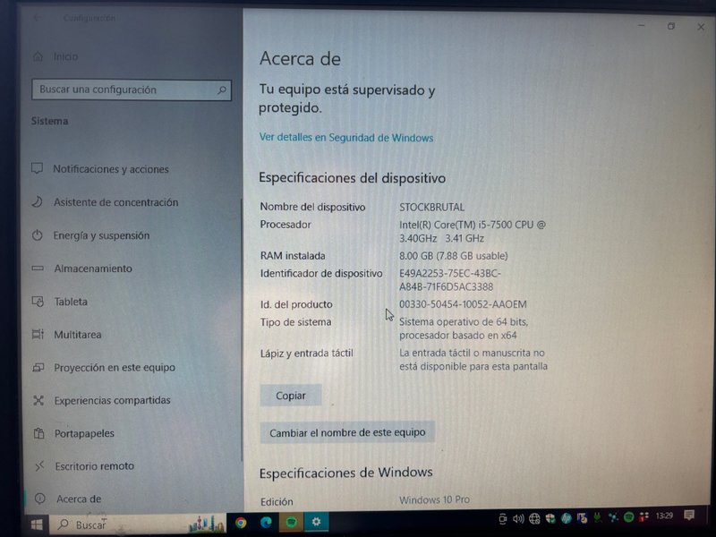 Ordenador HP Prodesk - Intel i5 7th afbeelding 4