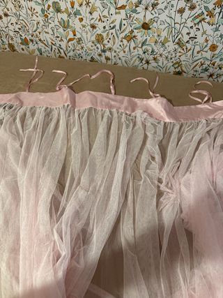Cortina rosa de tul Zara Home
