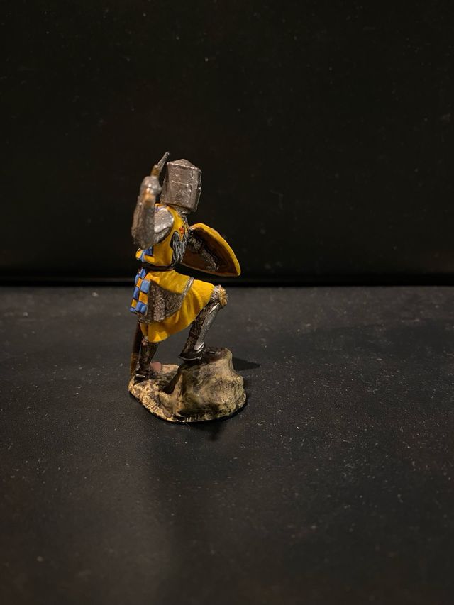 SOLDATINO CAVALIERE DI SIENA, 54mm. METALLO