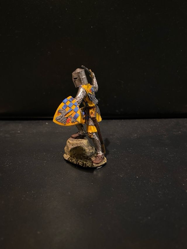 SOLDATINO CAVALIERE DI SIENA, 54mm. METALLO