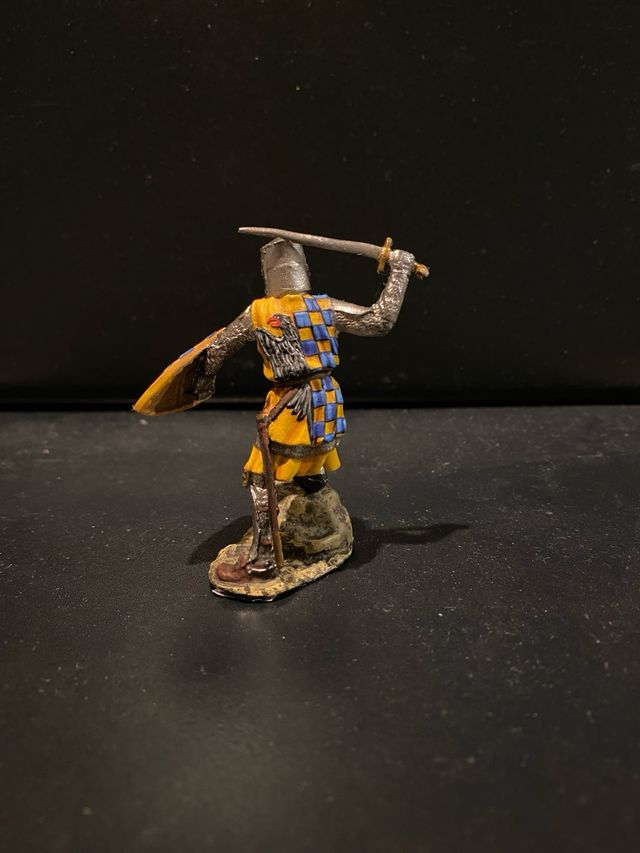 SOLDATINO CAVALIERE DI SIENA, 54mm. METALLO