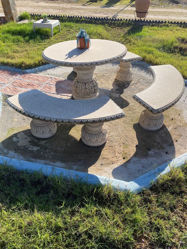 Conjunto Mesa Redonda Jardín