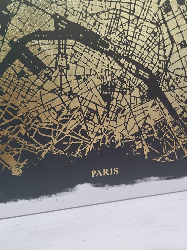 LIENZO PLANO PARIS PAN DE ORO 80X120