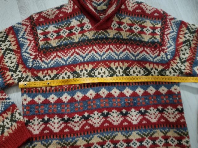 New england pull unisex 100% lana