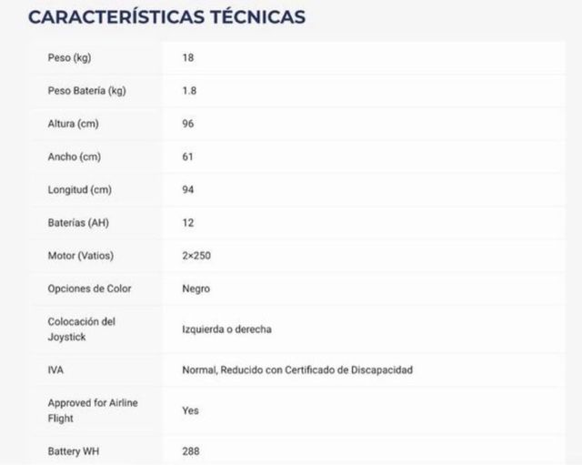 Silla de ruedas eléctrica