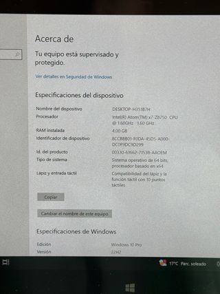 Tablet PC Lenovo Thinkpad x7-Z8750 + DOCK 64GB 4GB