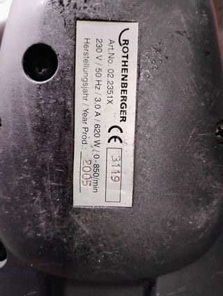 Extractor de tes automát. ROTHENBERGER 