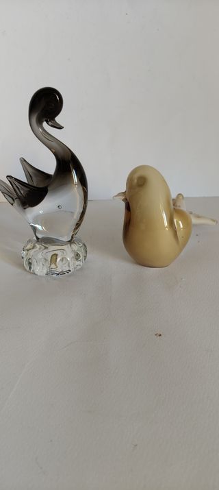Murano Coppia In Vetro Vintage.