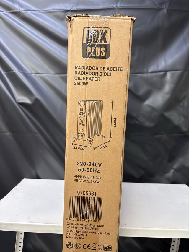 Radiador de aceite 2500W