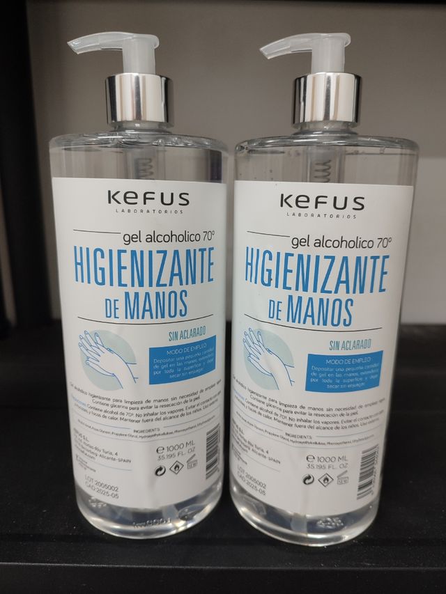 Gel higienizante manos kefus