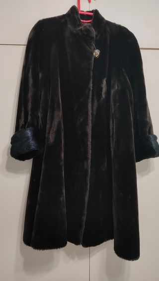 Abrigo mouton sintético 