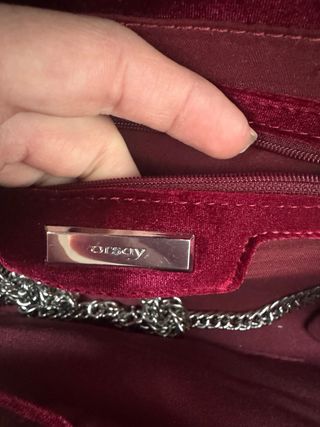 Bolso terciopelo