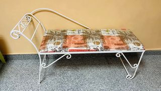 Panche in ferro battuto bianco