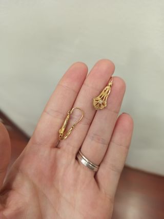 Pendientes Oro Vintage