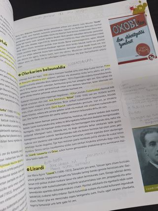 LIBRO de texto Euskera eta Literatura