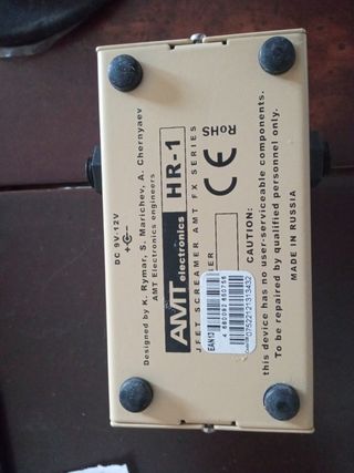 Pedal guitarra overdrive/booster