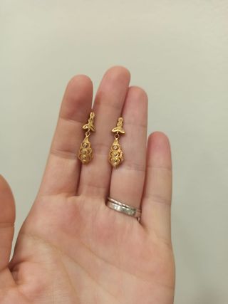 Pendientes Oro Circonitas