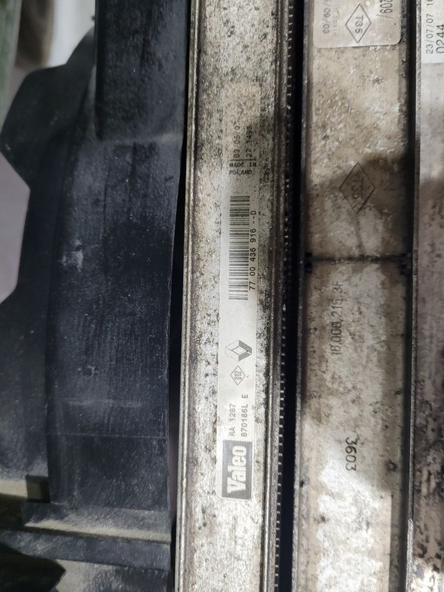 Pack radiadores Renault Clio II