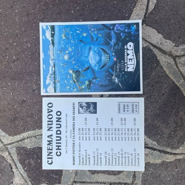 Harry Potter locandina cinema Nemo