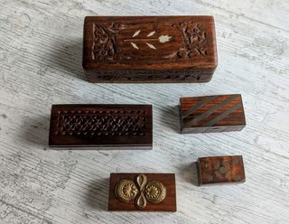 Colección cajas de madera