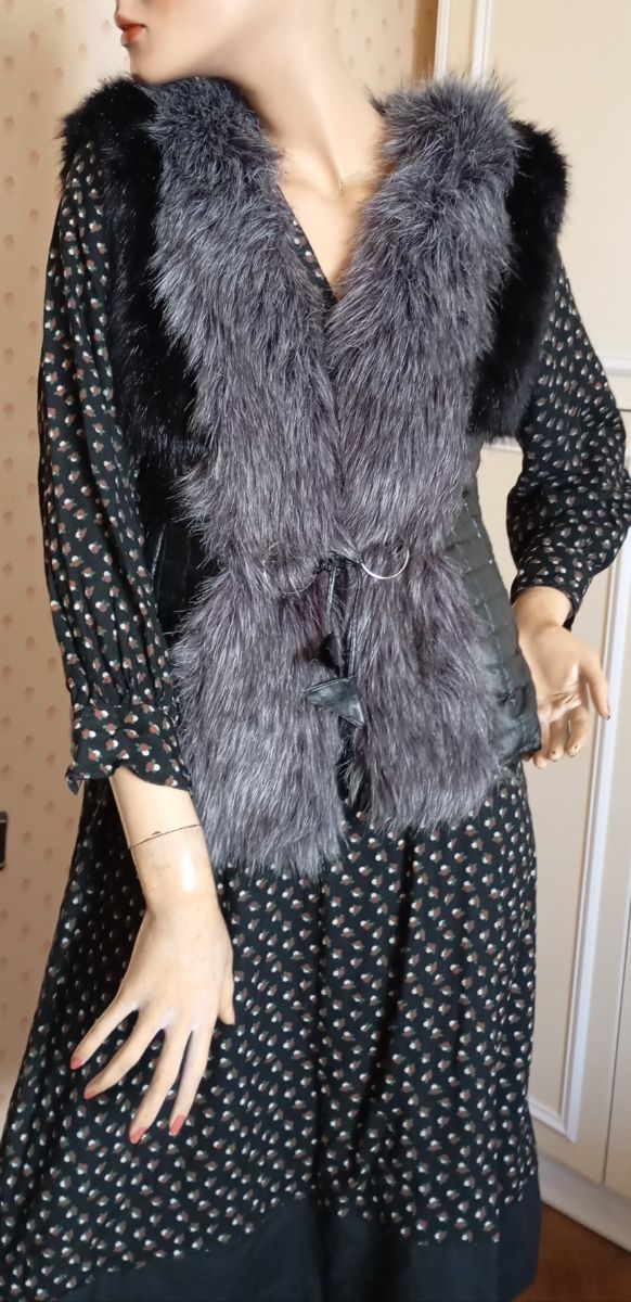 Gilet in ecopelliccia tg S