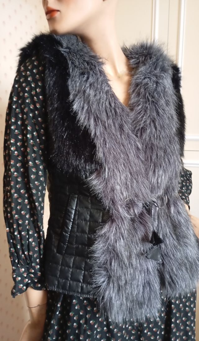 Gilet in ecopelliccia tg S
