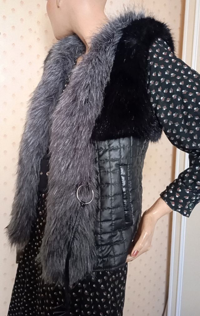 Gilet in ecopelliccia tg S