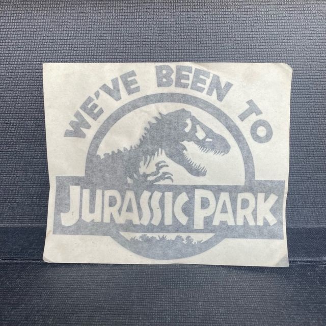 Jurassic Park decalcomania macchina