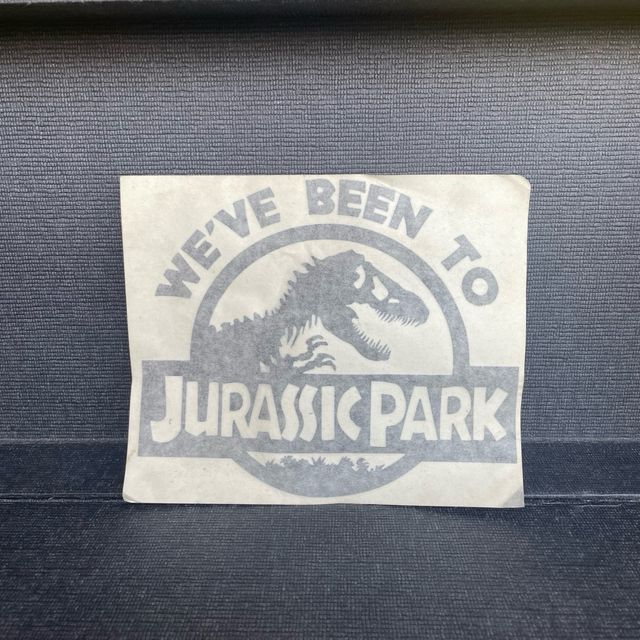 Jurassic Park decalcomania macchina