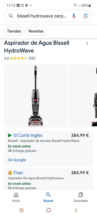 Aspirador bissell hydrowave